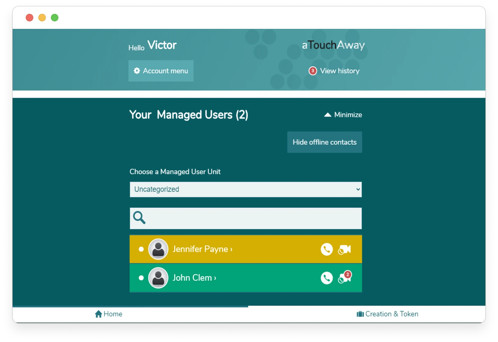 Aetonix Health Care App Screen Aetonix Health Care App Screen